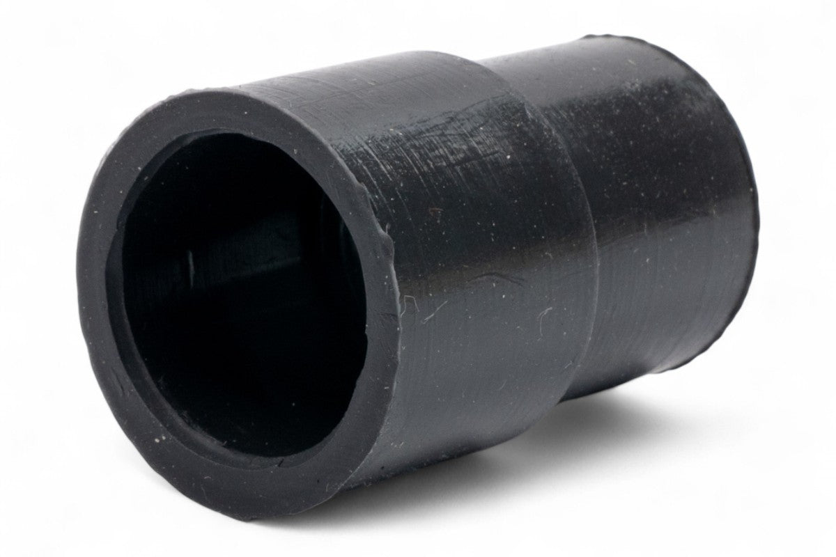 MANICOTTO SILENZIATORE IN GOMMA NERO - Ø INTERNO 18MM DA UN LATO/20MM DALL'ALTRO, LUNGHEZZA 40MM MOTOCROSS MARKETING