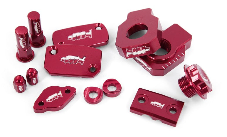 KIT PARTICOLARI IN ALLUMINIO - ROSSO BETA RR 250 (13-17) MOTOCROSS MARKETING