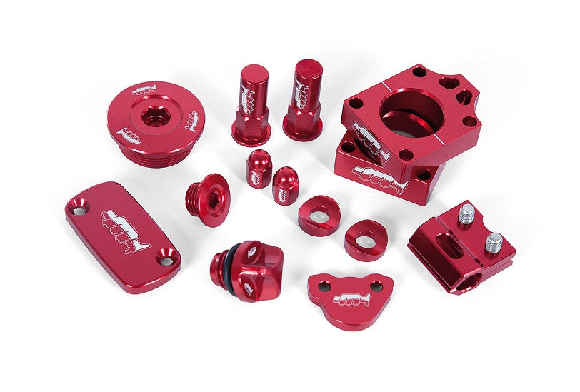 KIT PARTICOLARI IN ALLUMINIO - ROSSO HONDA CRF 250R (18-26) MOTOCROSS MARKETING