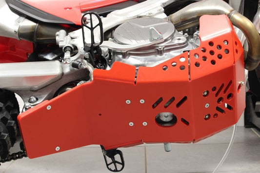 PARAMOTORE HONDA CRF 450R (21-24) AXP RACING 8MM ROSSO