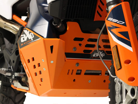 PARAMOTORE KTM 790 ADVENTURE (19-25) AXP RACING 8MM ARANCIONE