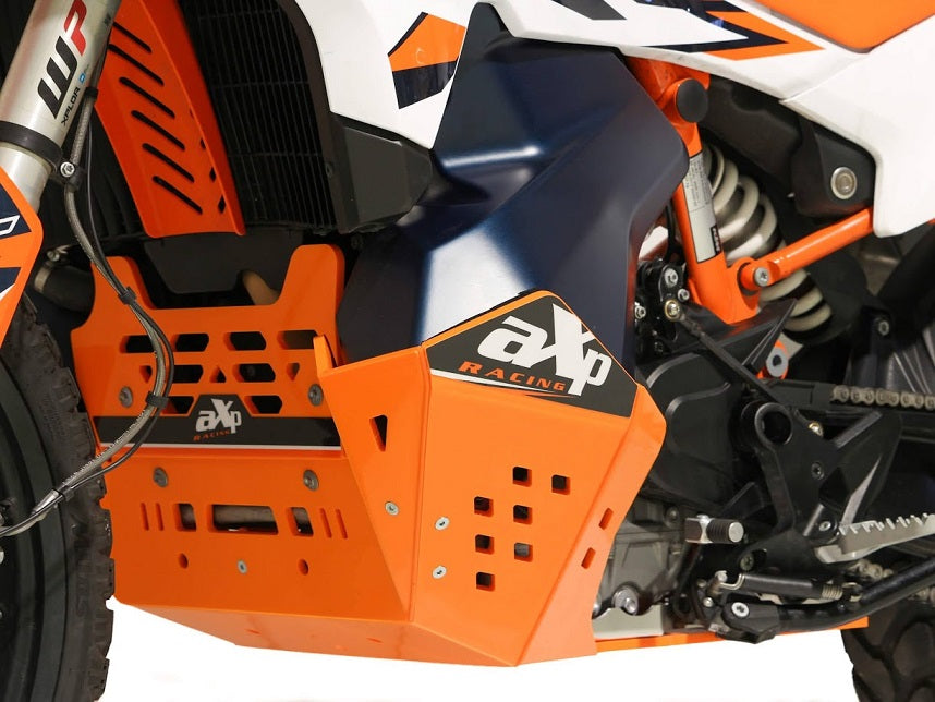 PARAMOTORE KTM 790 ADVENTURE (19-25) AXP RACING 8MM ARANCIONE