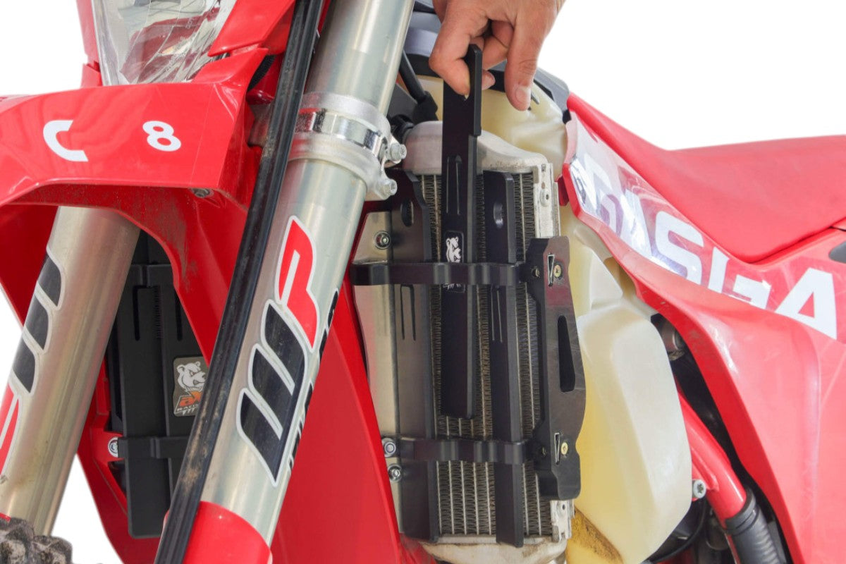 PROTEZIONE RADIATORI HUSQVARNA TC 125 (23-26) AXP RACING NERO