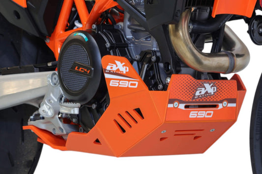 PARAMOTORE KTM ENDURO R 690 (26) AXP RACING 8MM ARANCIONE