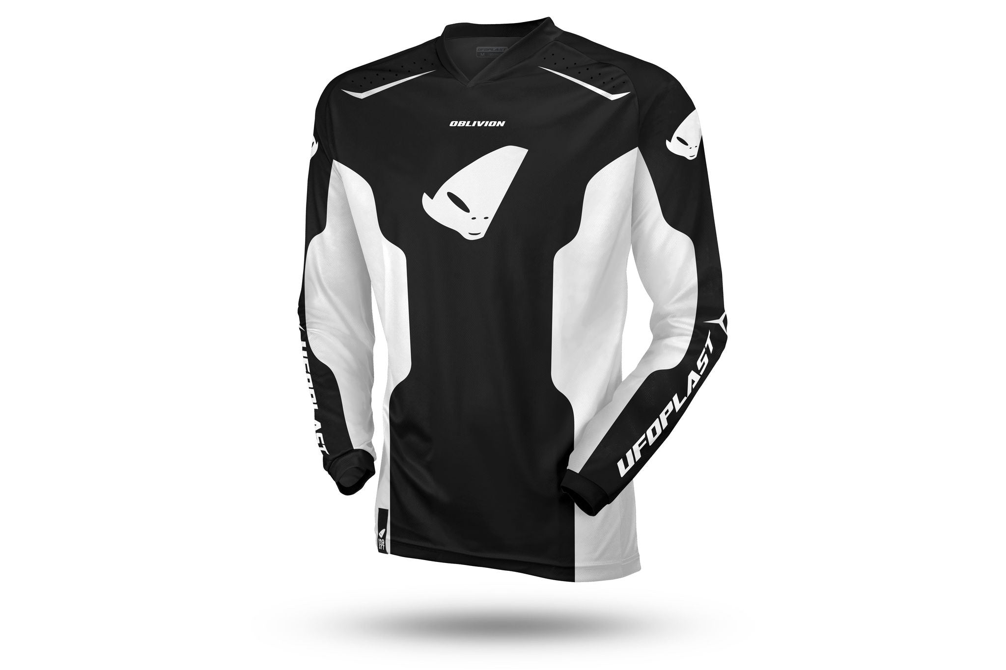 MAGLIA MOTOCROSS UFO OBLIVION NERO/BIANCO