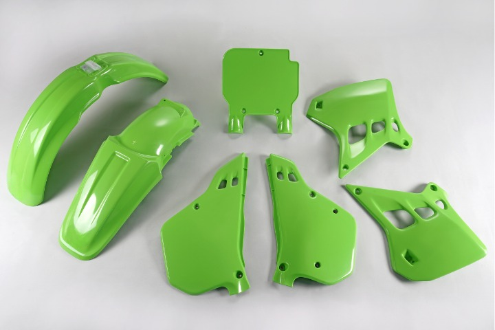 KIT-PLASTICHE-COMPATIBILE-CON-KAWASAKI-KX-125-1990-1991-VERDE-026