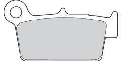 PASTIGLIE FRENO BREMBO BETA RR 525 (05-09) POSTERIORE SD