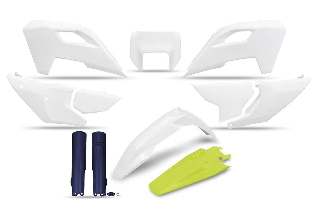 FULL-KIT-PLASTICHE-COMPATIBILE-CON-HUSQVARNA-FE-250-2024-2025-con-portafaro-OEM 24-999
