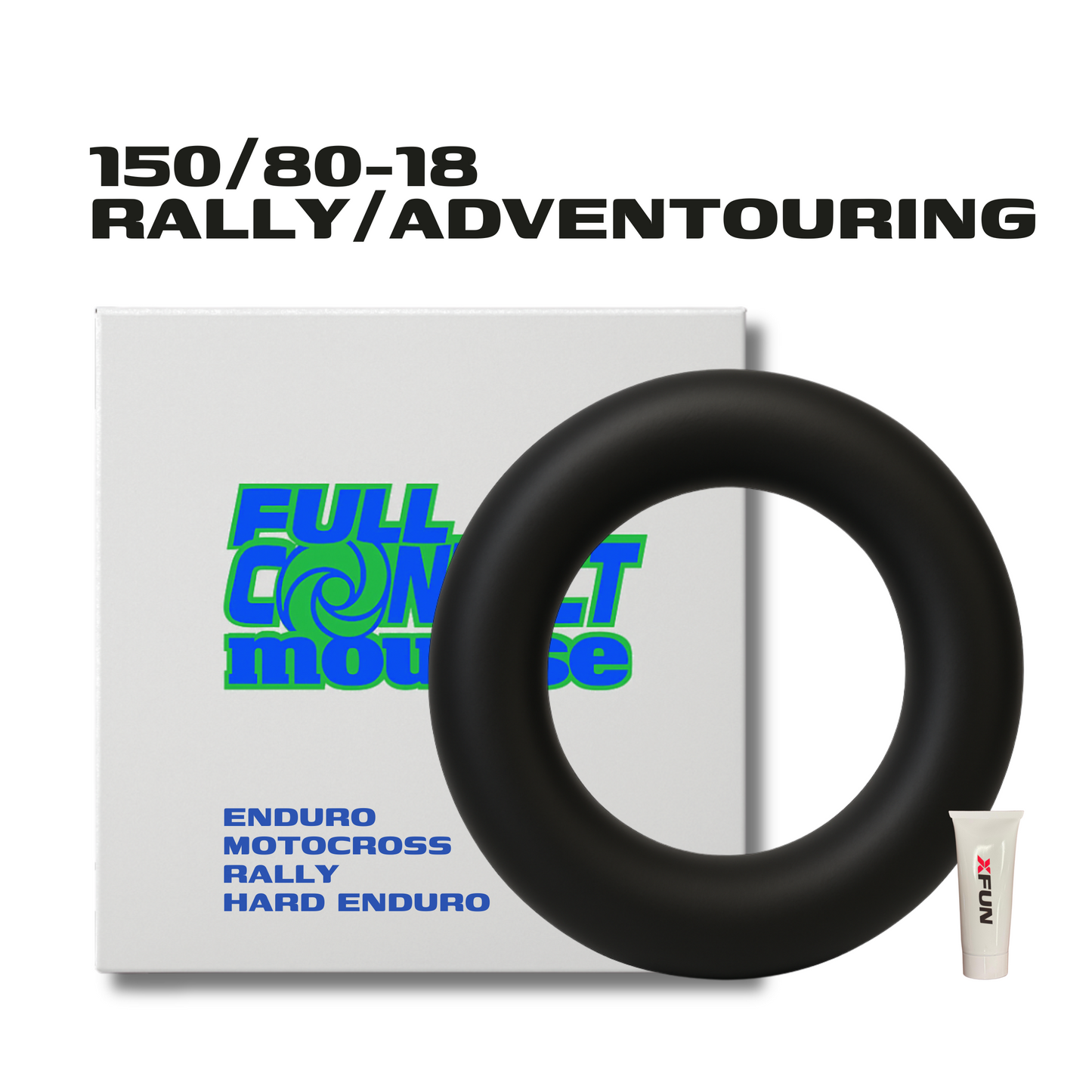 MOUSSE FULLCONTACT PER KOVE 450 RALLY IN SCHIUMA DI BUTILE - 150/80/18