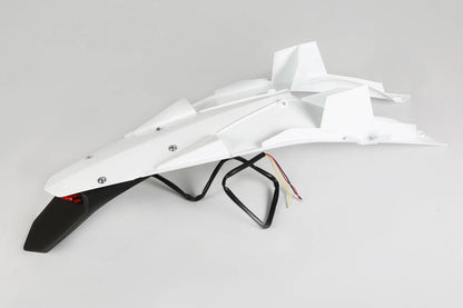 PARAFANGO POSTERIORE COMPATIBILE CON HUSQVARNA TC 499 2011-2013 / con portatarga bianco