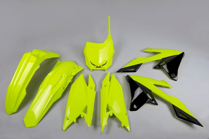 KIT-PLASTICHE-COMPATIBILE-CON-SUZUKI-RMZ-250-2019-2026-GIALLO FLUO-DFLU