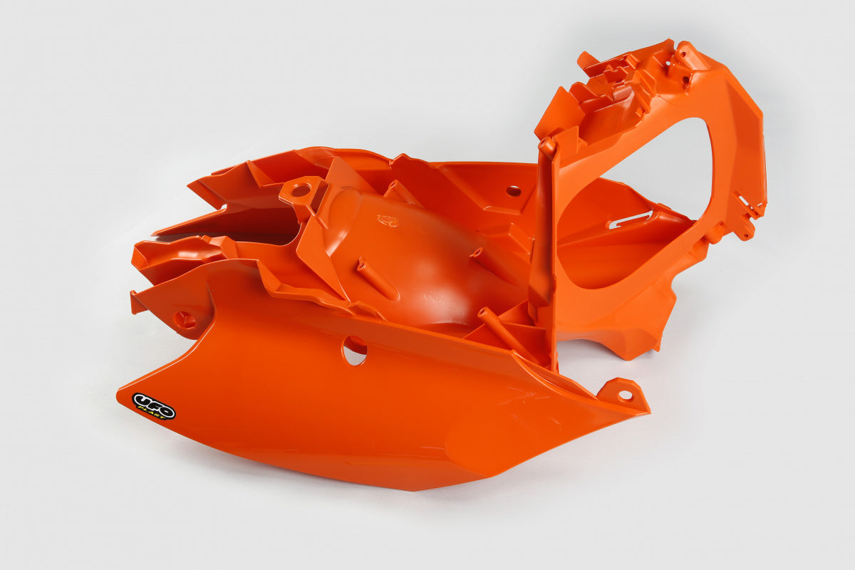 CASSA FILTRO CON FIANCATINE PER KTM SX-F 250 2011-2015 / ARANCIO