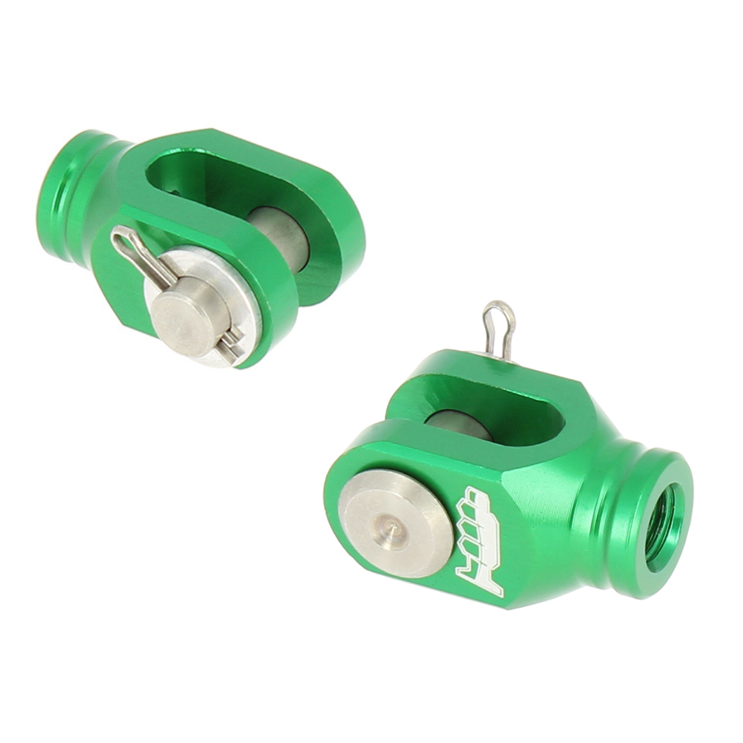CAVALLOTTO PER ASTA FRENO POSTERIORE - VERDE KAWASAKI KXF 450 (06-26) MOTOCROSS MARKETING