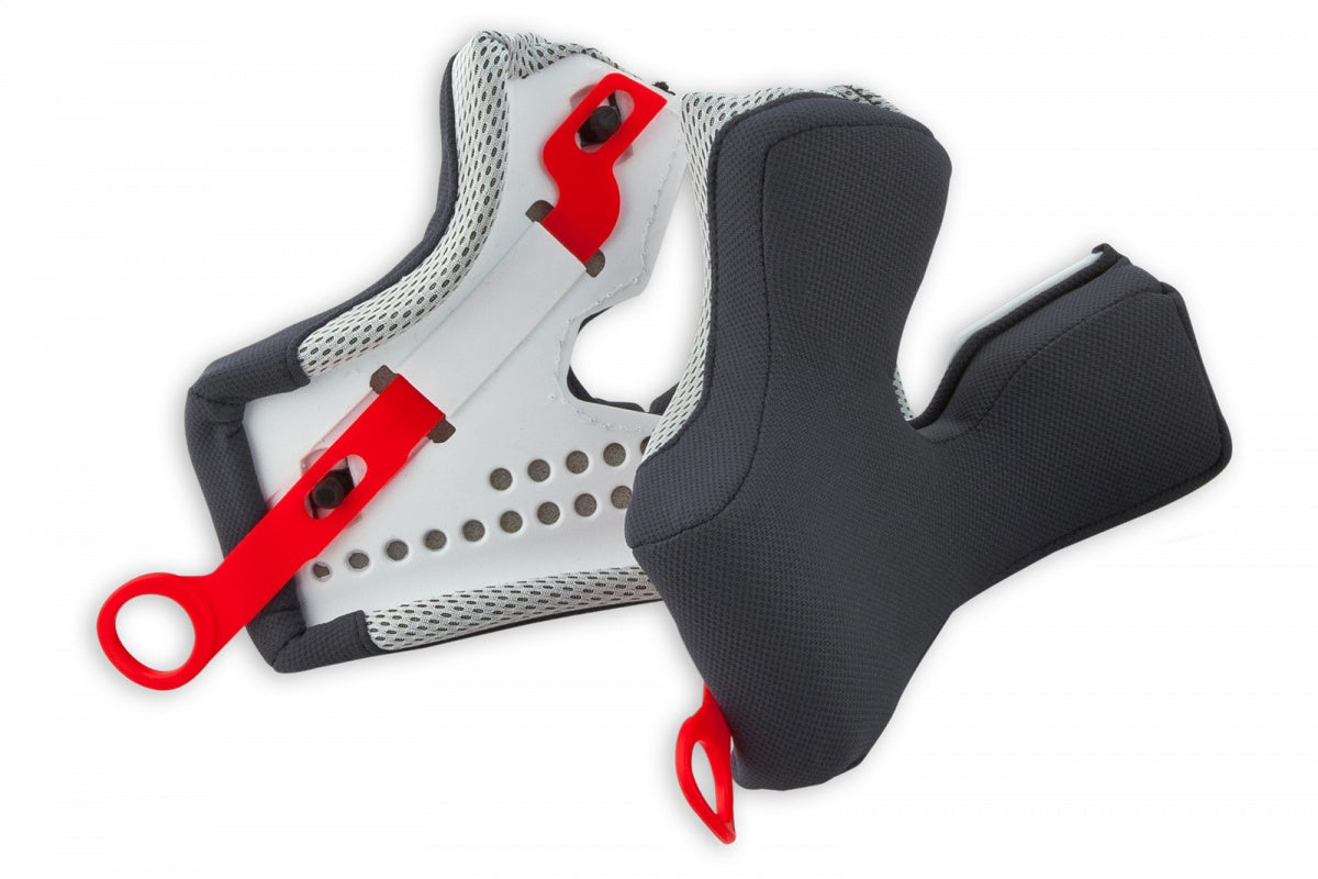 GUANCIALI CASCO MOTOCROSS INTERCEPTOR & WARRIOR CON SISTEMA RIMOZIONE RAPIDO / GRIGIO