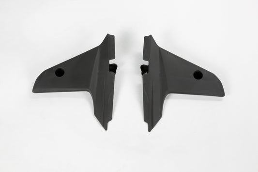 TRANSPORTADORES DE RADIADOR PARA HUSQVARNA CR 125 2009-2013 / NEGRO / PARTE INFERIOR