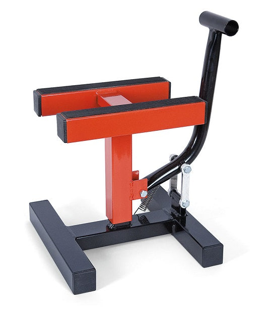 CAVALLETTO ALZAMOTO A PEDALE - ARANCIONE MOTOCROSS MARKETING
