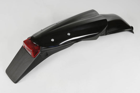 PARAFANGO POSTERIORE COMPATIBILE CON HUSQVARNA CR 360 2000-2003 / con portatarga nero