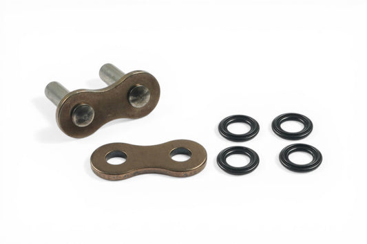 MAGLIA RIBADIRE CZ - PER CATENA 520 ORH X-RING - NERO