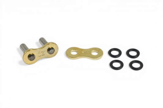 MAGLIA RIBADIRE CZ - PER CATENA 520 M X-RING - ORO