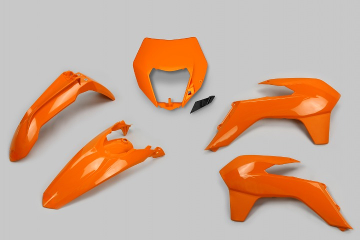 KIT-PLASTICHE-COMPATIBILE-CON-KTM-EXC-F-350-2014-2016-con-portafaro-ARANCIO-127