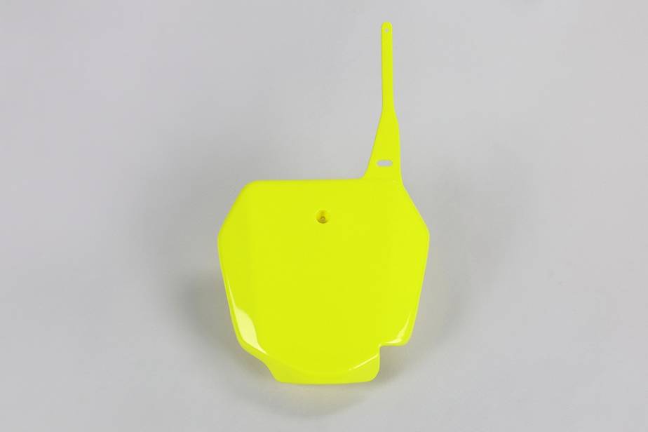 TABELLA PORTANUMERO ANTERIORE COMPATIBILE CON SUZUKI RM 85 2000-2026 giallo fluo