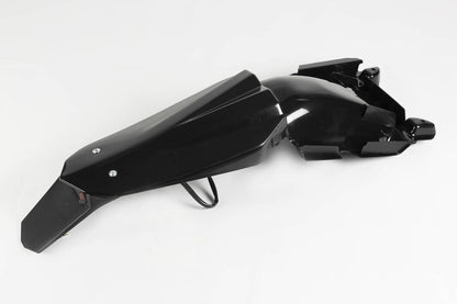 PARAFANGO POSTERIORE COMPATIBILE CON HUSQVARNA WR 125 2009-2013 / con portatarga nero