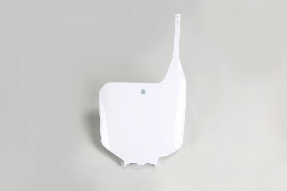 TABELLA PORTANUMERO ANTERIORE COMPATIBILE CON HONDA CR 125 1995-1999 bianco