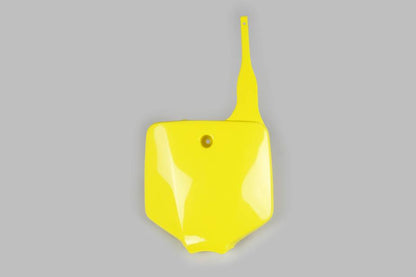 TABELLA PORTANUMERO ANTERIORE COMPATIBILE CON SUZUKI RM 65 2003-2025 giallo