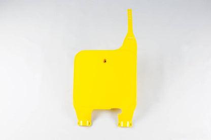 TABELLA PORTANUMERO ANTERIORE COMPATIBILE CON SUZUKI RM 125 1989-1995 / forche rovesciate giallo