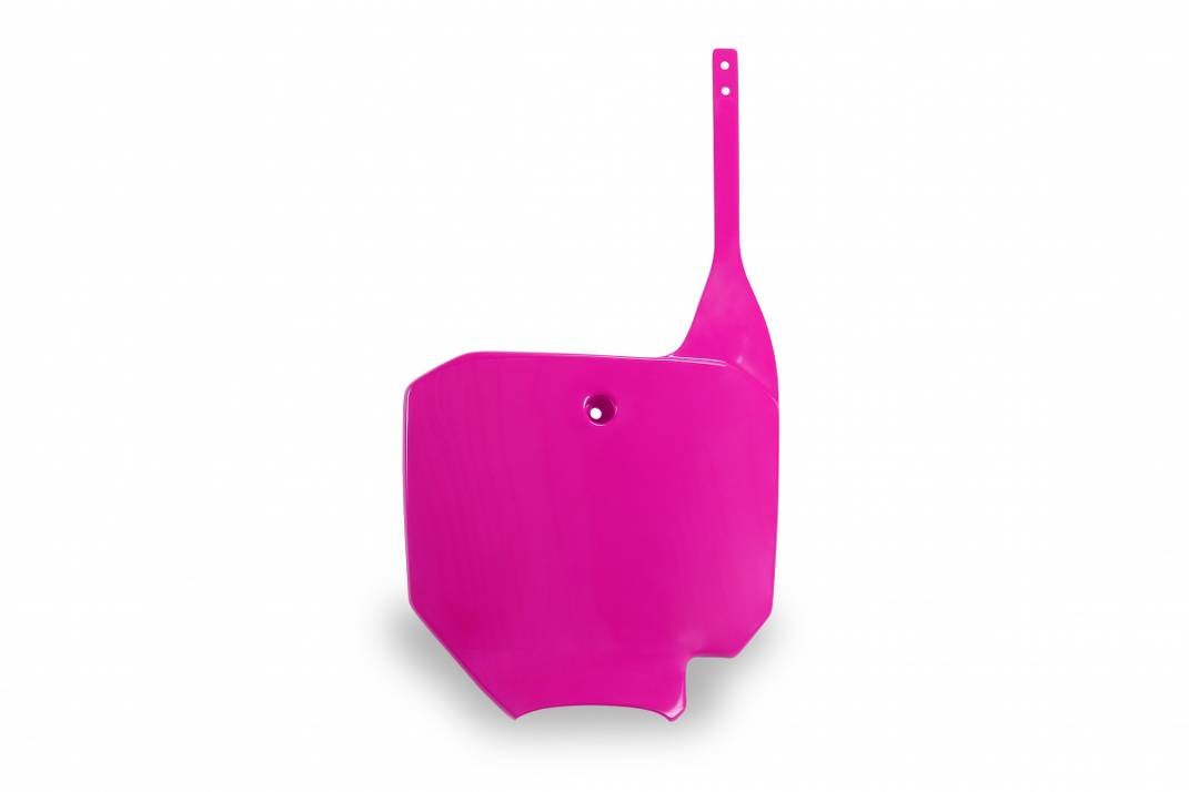 TABELLA PORTANUMERO ANTERIORE COMPATIBILE CON HONDA CR 85 2003-2026 fuxia