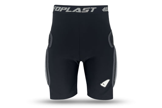 SHORTS MURYAN SV6 CON PROTEZIONE ANCA E COCCIGE IN PLASTICA UFO PLAST / NERO