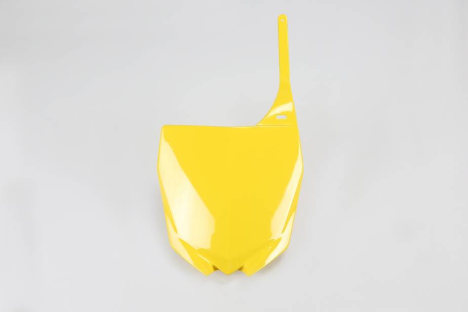 TABELLA PORTANUMERO ANTERIORE COMPATIBILE CON YAMAHA YZ 125 2002-2014 / restyling giallo