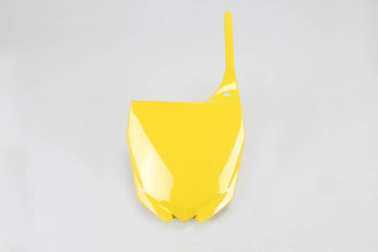 TABELLA PORTANUMERO ANTERIORE COMPATIBILE CON YAMAHA YZ 125 2002-2014 / restyling giallo