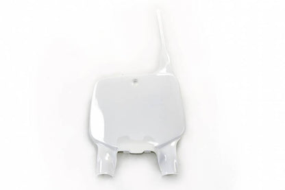 TABELLA PORTANUMERO ANTERIORE COMPATIBILE CON KAWASAKI KX 500 1996-2002 bianco