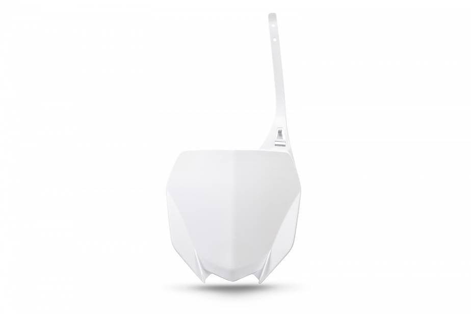 TABELLA PORTANUMERO ANTERIORE COMPATIBILE CON YAMAHA YZ 250 2022-2026 bianco