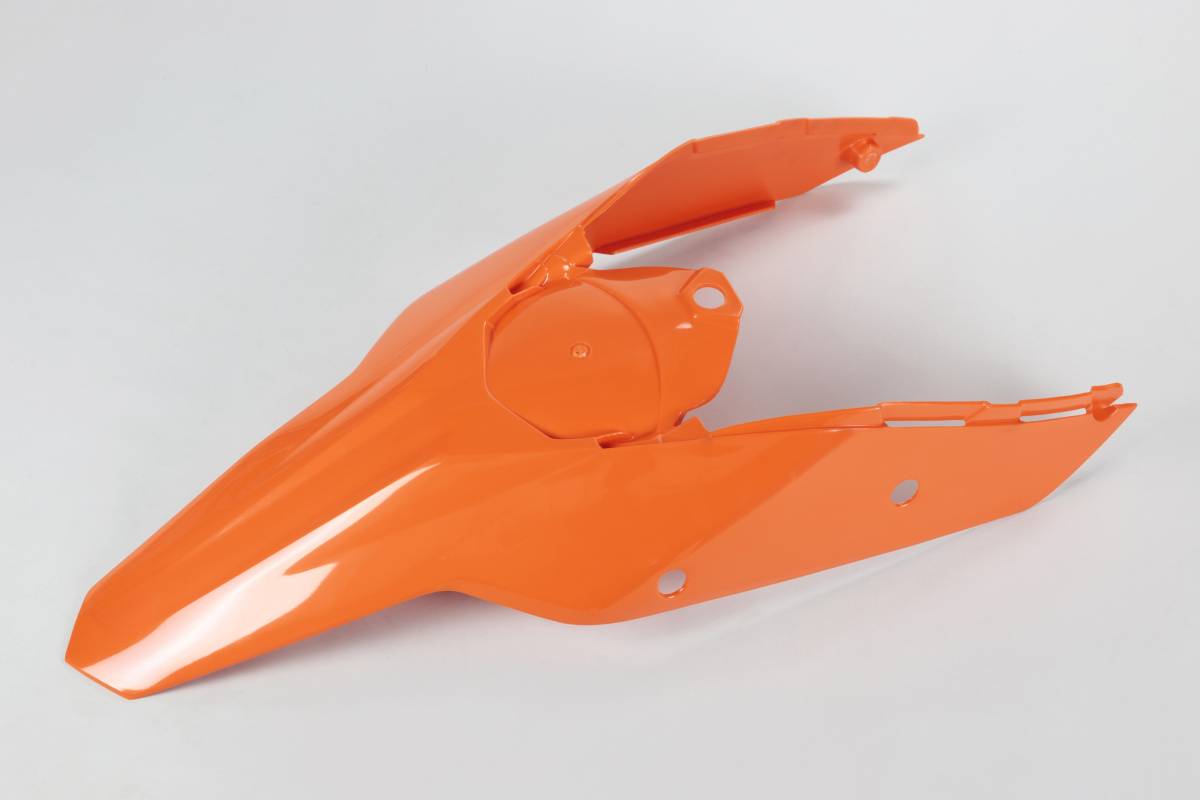 PARAFANGO POSTERIORE COMPATIBILE CON KTM SX-F 450 2007-2010 / con fiancatine arancio