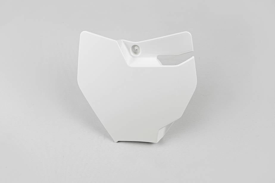 TABELLA PORTANUMERO ANTERIORE COMPATIBILE CON KTM SX 65 2016-2023 bianco