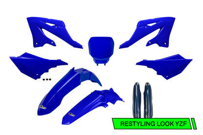 FULL KIT PLASTICHE COMPATIBILE CON YAMAHA YZ 125 2021-2026 / RESTYLING