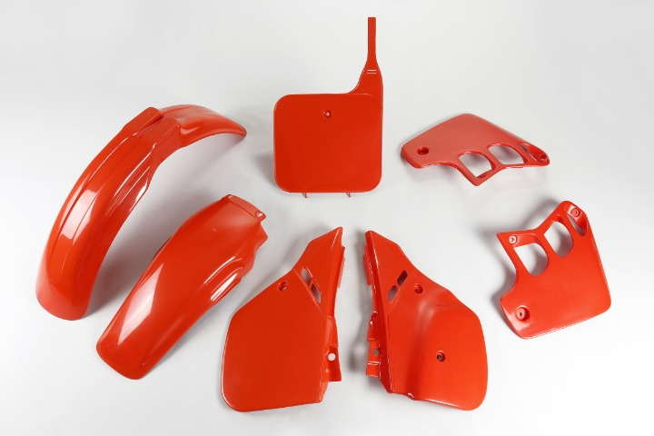KIT-PLASTICHE-COMPATIBILE-CON-HONDA-CR-250-1988-1989-ARANCIO CR 90-121