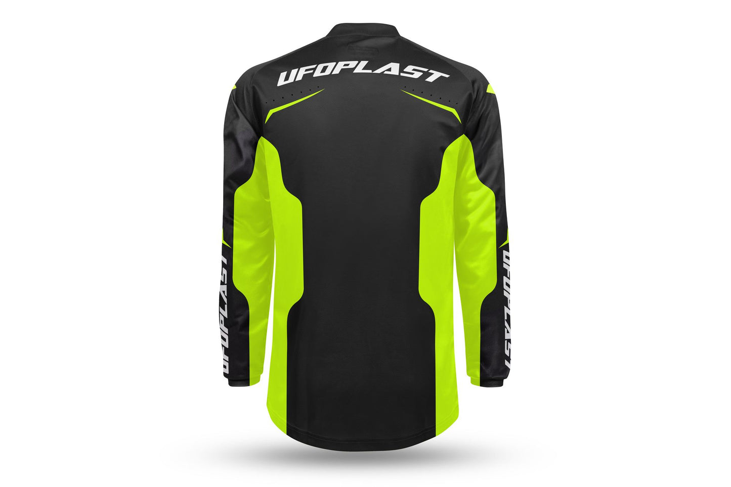 MAGLIA MOTOCROSS UFO OBLIVION NERO/GIALLO FLUO - retro