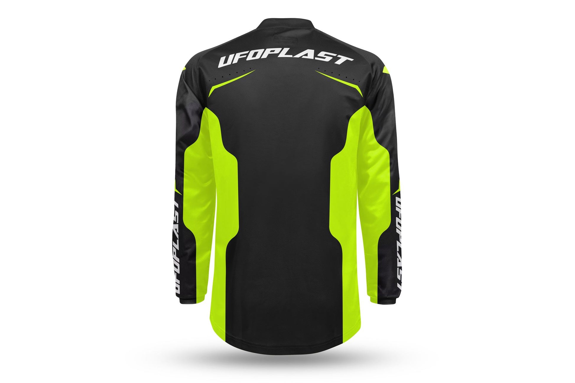 MAGLIA MOTOCROSS UFO OBLIVION NERO/GIALLO FLUO - retro