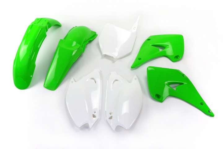 KIT-PLASTICHE-COMPATIBILE-CON-KAWASAKI-KX-125-2003-2008-OEM-999