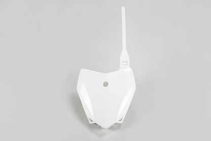 TABELLA PORTANUMERO ANTERIORE COMPATIBILE CON KAWASAKI KLX 110 2010-2026 bianco