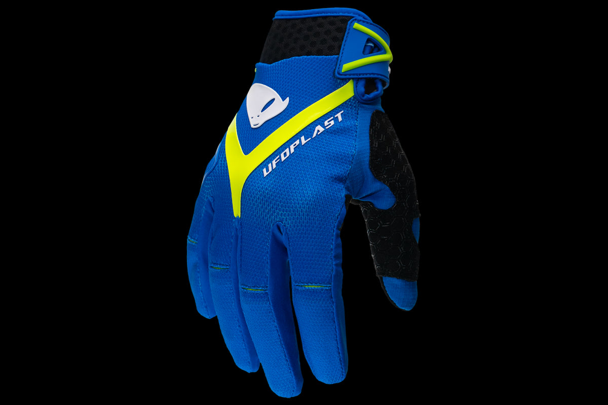 GUANTI MOTOCROSS/ENDURO HAYES / BLU/GIALLO