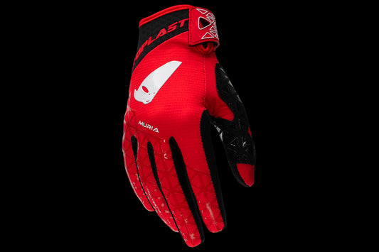 GUANTI MOTOCROSS/ENDURO MURIA / ROSSO/BIANCO