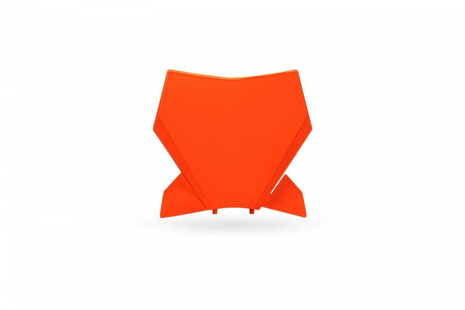 TABELLA PORTANUMERO ANTERIORE COMPATIBILE CON KTM SX-F 350 2023-2026 arancio fluo