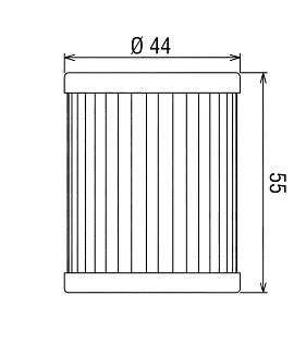FILTRO OLIO BETA ALP 125 (00-05) - HIFLO