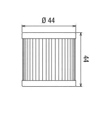 FILTRO OLIO SUZUKI DRZ 400 (00-12) - HIFLO