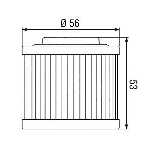 FILTRO OLIO APRILIA PEGASO 650 (93-04) - HIFLO