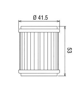 FILTRO OLIO KTM DUKE 690 (12-19) - HIFLO